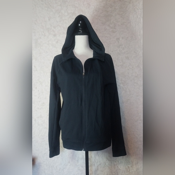 lululemon athletica Tops - Lululemon Black Zip Up Hoodie Size M